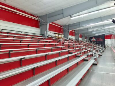 interior commercial painting of ice rink in Ohio Commercial Interior Painting