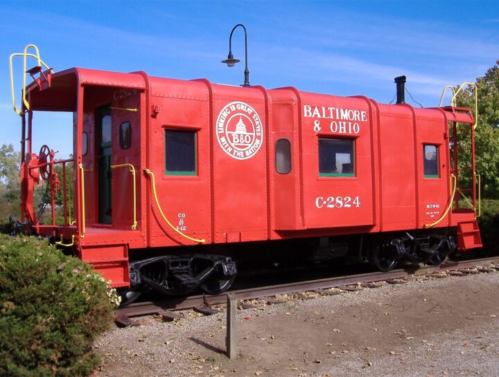 Historic  Railroad  Museum  Caboose Commercial Painting