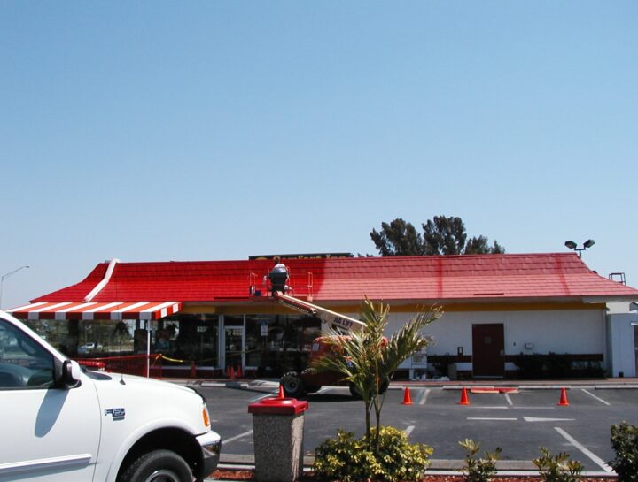 Roof  Recoating  Gives  Like  New  Appearance Roof Applications