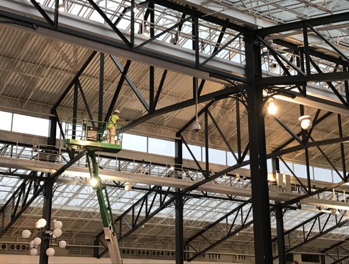 Commercial Ceiling Painting Boom Lift Commercial Painting