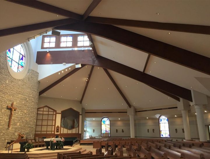 Repairs And Painting After Water Damage Place of Worship Painting Services