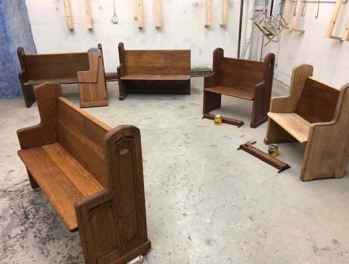 Pew Refinishing Place of Worship Painting Services