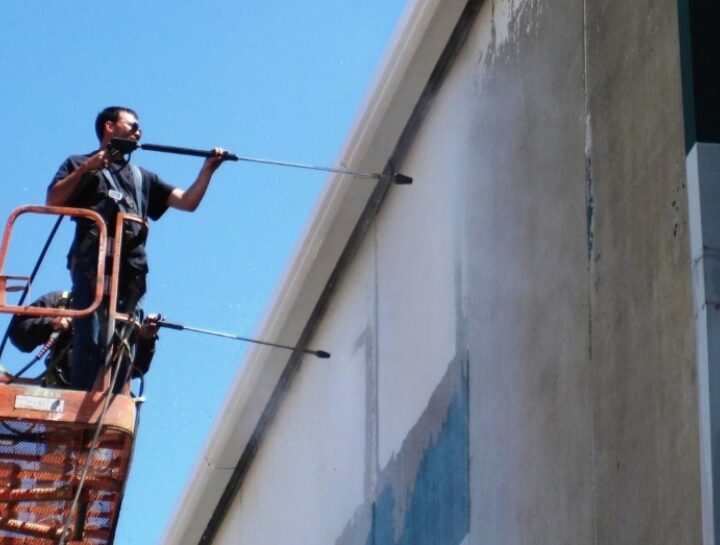 Pressure Washing Commercial Painting