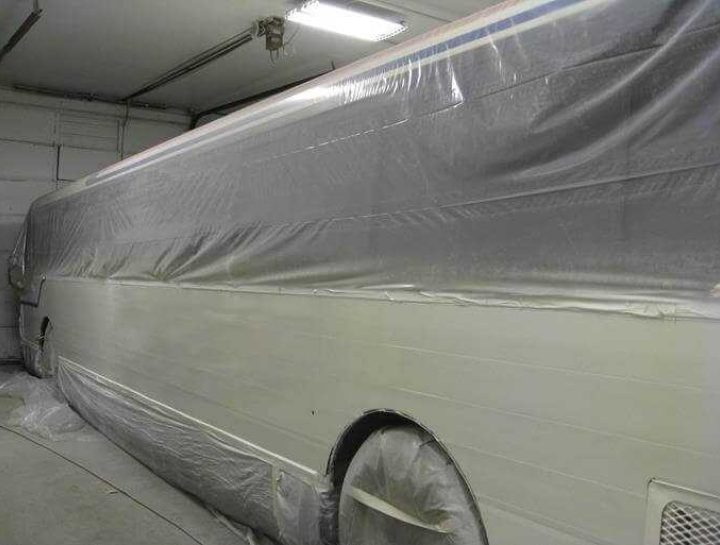 Bus In-Shop Painting and Coating Services in Ohio