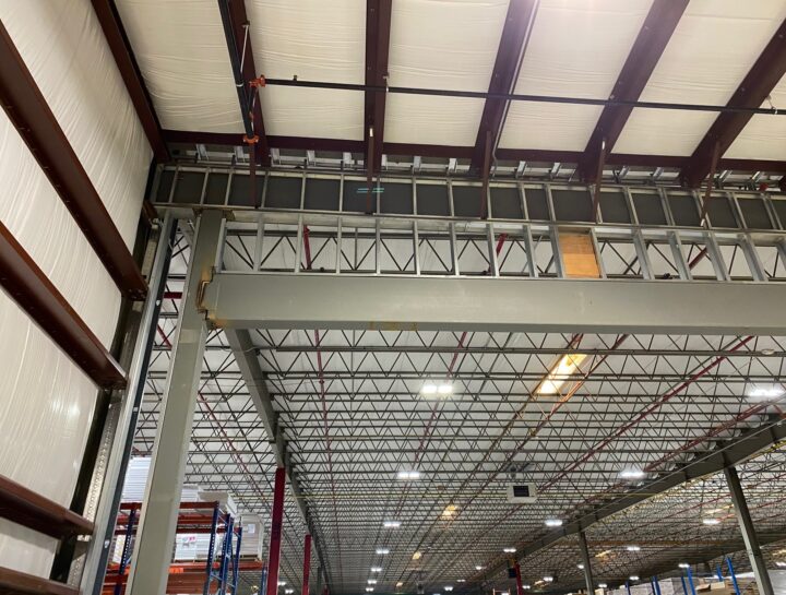 Industrial Warehouse Fire Rated Steel Beams Fireproofing