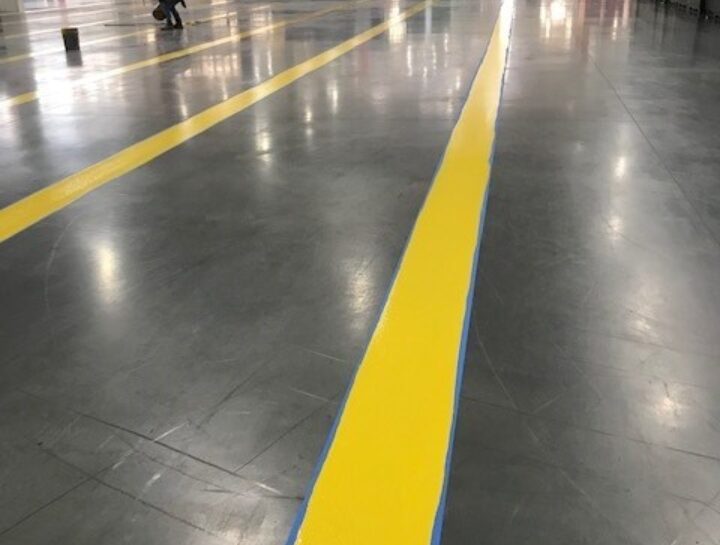 Line Striping Concrete Floor Services 2 Warehouse Line Striping Services