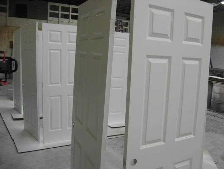 White Doors In-Shop Painting and Coating Services in Ohio